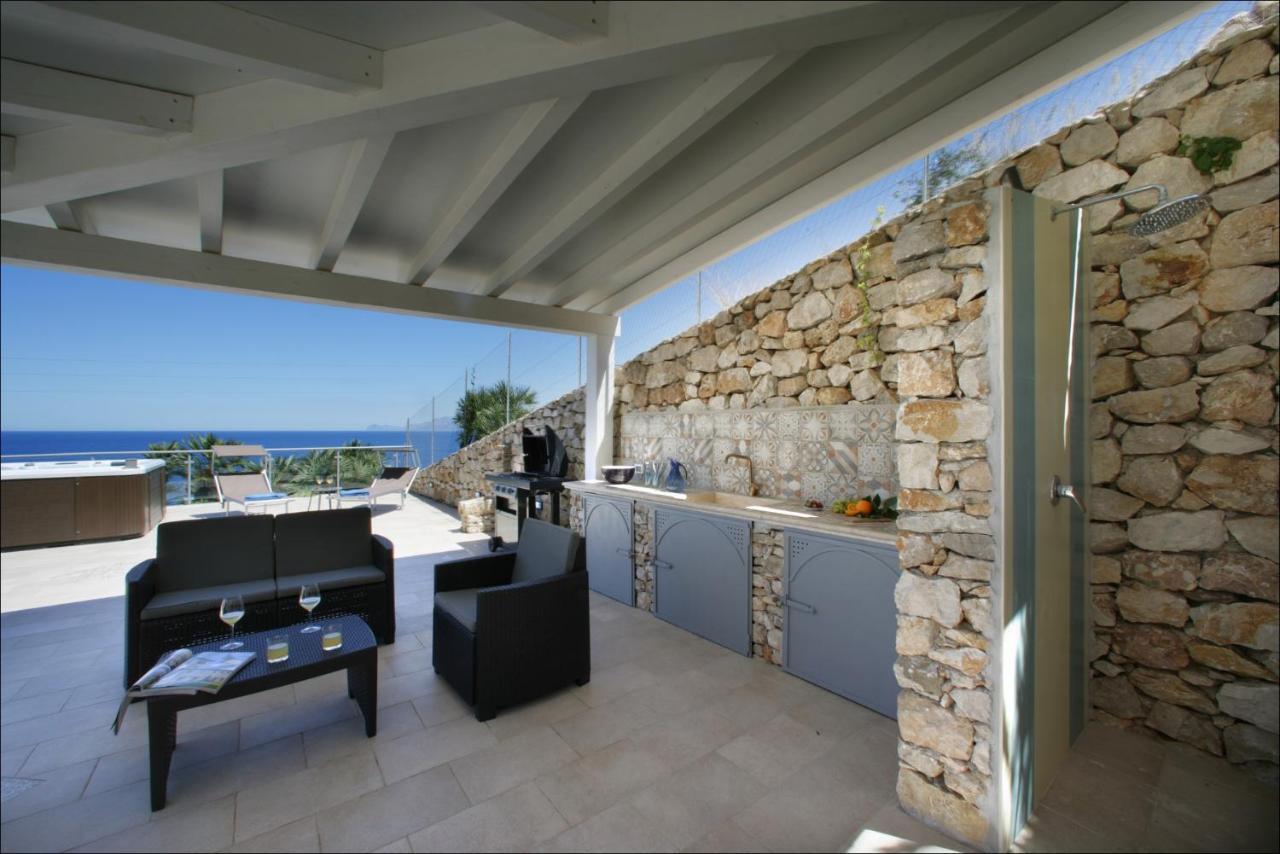 Villa Antonia - Vasca Idromassaggio Terrazza Vista Mare San Vito Lo Capo Exteriér fotografie