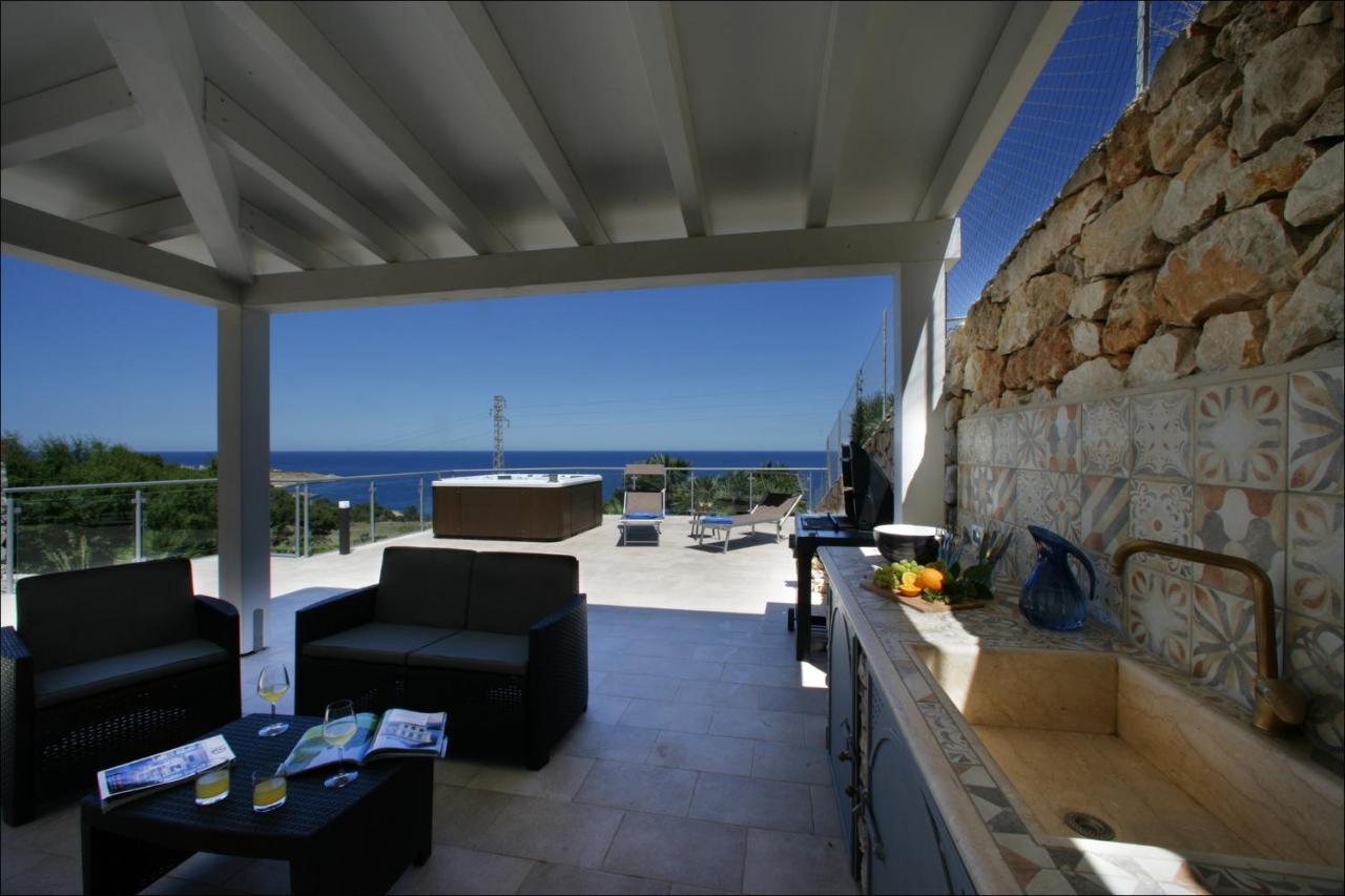 Villa Antonia - Vasca Idromassaggio Terrazza Vista Mare San Vito Lo Capo Exteriér fotografie